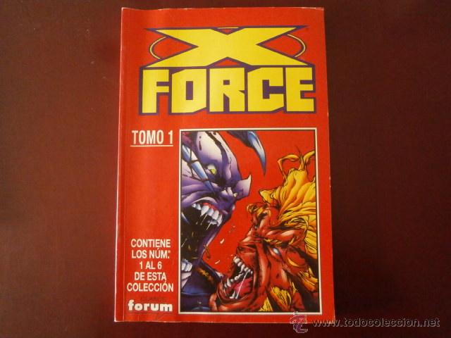 C&oacute;mics: X FORCE COMICS FORUM-CONTIENE SEIS NUMEROS,DEL 1 AL 6-EDITORIAL PLANETA DEAGOSTINI. - Foto 1