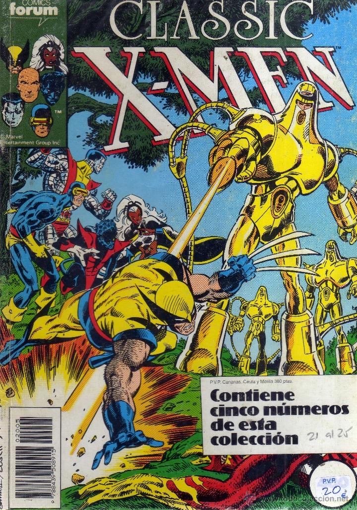 C&oacute;mics: X-men Classic Contiene n&ordm; del 21 al 25 - CJ7 - Foto 1