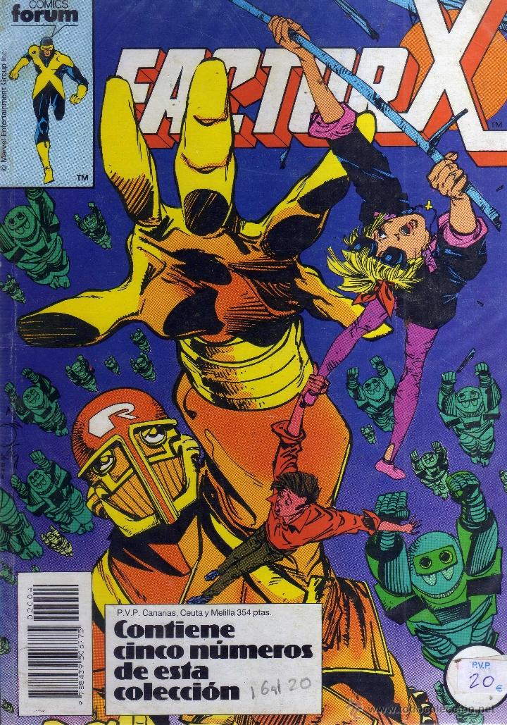 Comics : Factor X - Contiene los n&ordm; del 16 al 20 - CJ7