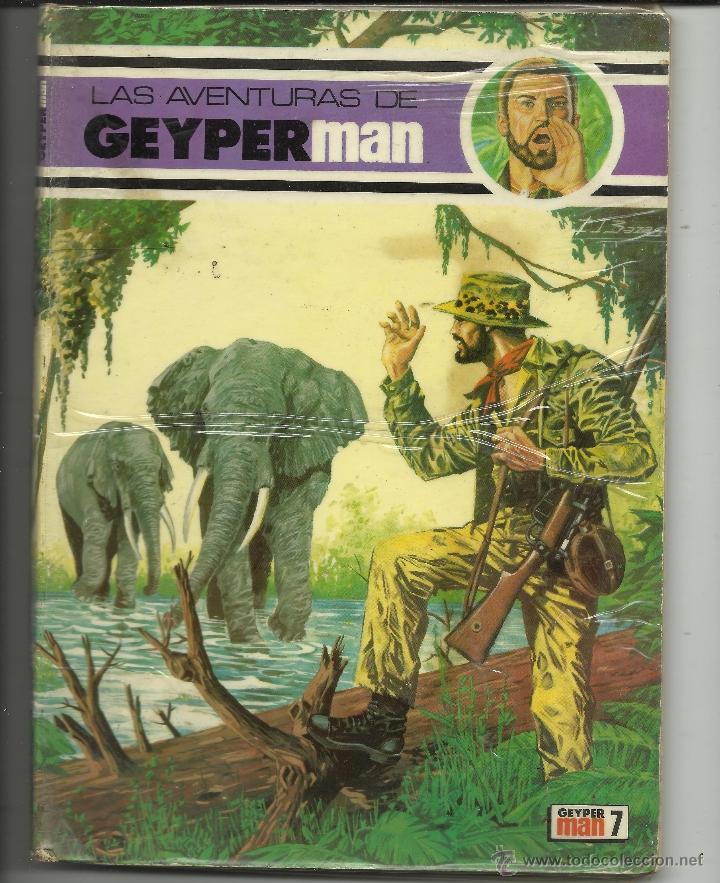 C&oacute;mics: 2 ejemplares las aventuras de geyperman numeros 6 y 7 1979 - Foto 1