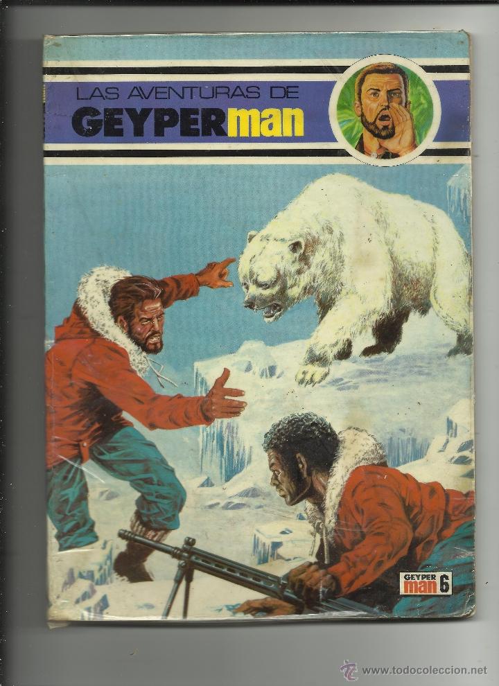 C&oacute;mics: 2 ejemplares las aventuras de geyperman numeros 6 y 7 1979 - Foto 2