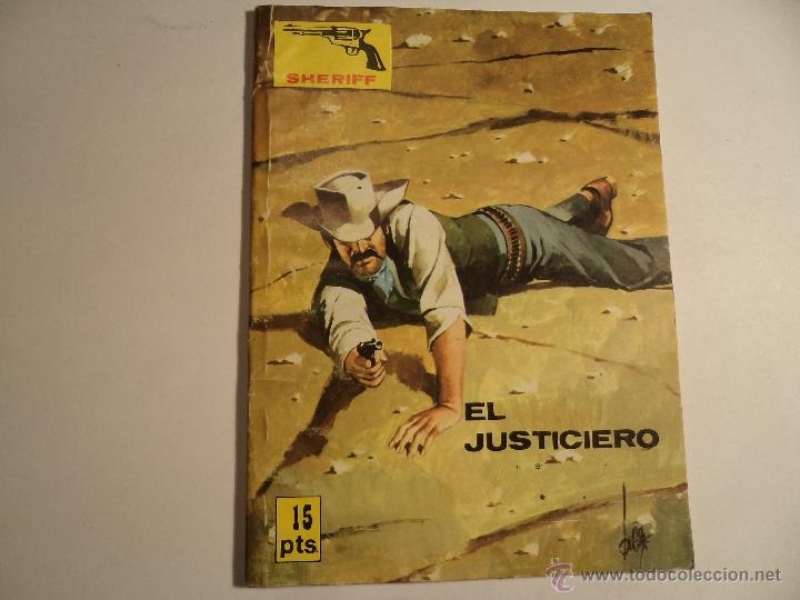 C&oacute;mics: Sheriff. Colecci&oacute;n Oeste. El Justiciero. Vilmar. (f-7) - Foto 1