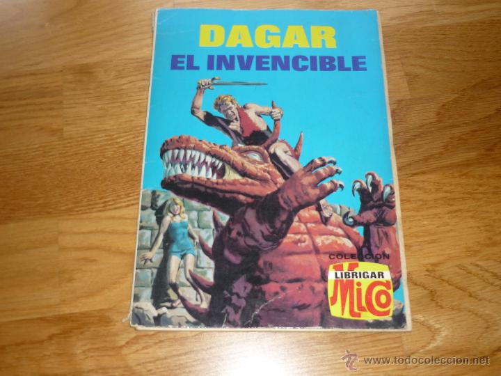C&oacute;mics: COMICS DAGAR EL INVENCIBLE, COLECCION LIBRIGAR MICO 1975 - Foto 1
