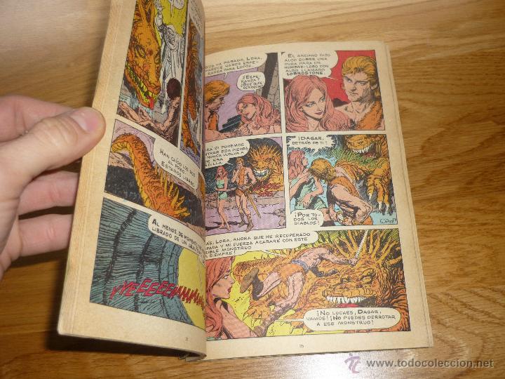 C&oacute;mics: COMICS DAGAR EL INVENCIBLE, COLECCION LIBRIGAR MICO 1975 - Foto 3