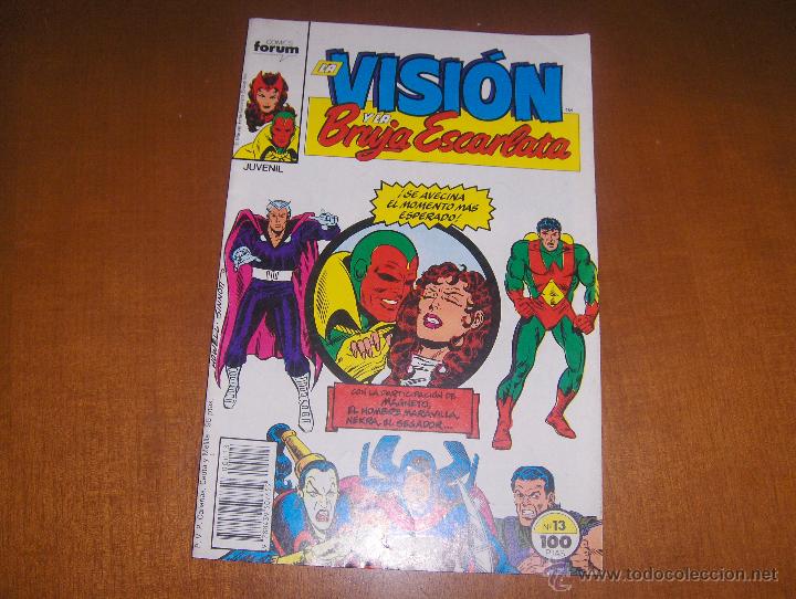 C&oacute;mics: LA VISI&Oacute;N Y LA BRUJA ESCARLATA N&ordm; 13 COMICS FORUM CON POSTER CENTRAL - Foto 1