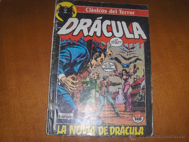 C&oacute;mics: FORUM - DRACULA CLASICOS DEL TERROR NUM. 3 ( GENE COLAN ) - Foto 1