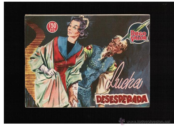 C&oacute;mics: DIEGO VALOR N&ordm; 32 - LUCHA DESESPERADA - EDICIONES CID - Foto 1