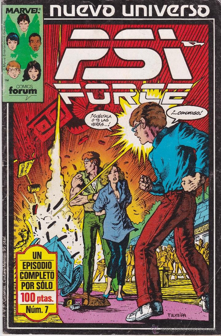 C&oacute;mics: PSI FORCE - N&ordm; 7 - NUEVO UNIVERSO - FORUM COMICS - MARVEL - Foto 1