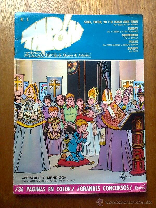 Comics: TAPON 4, EL TEBEO DE LA CAJA DE AHORROS DE ASTURIAS, 1989