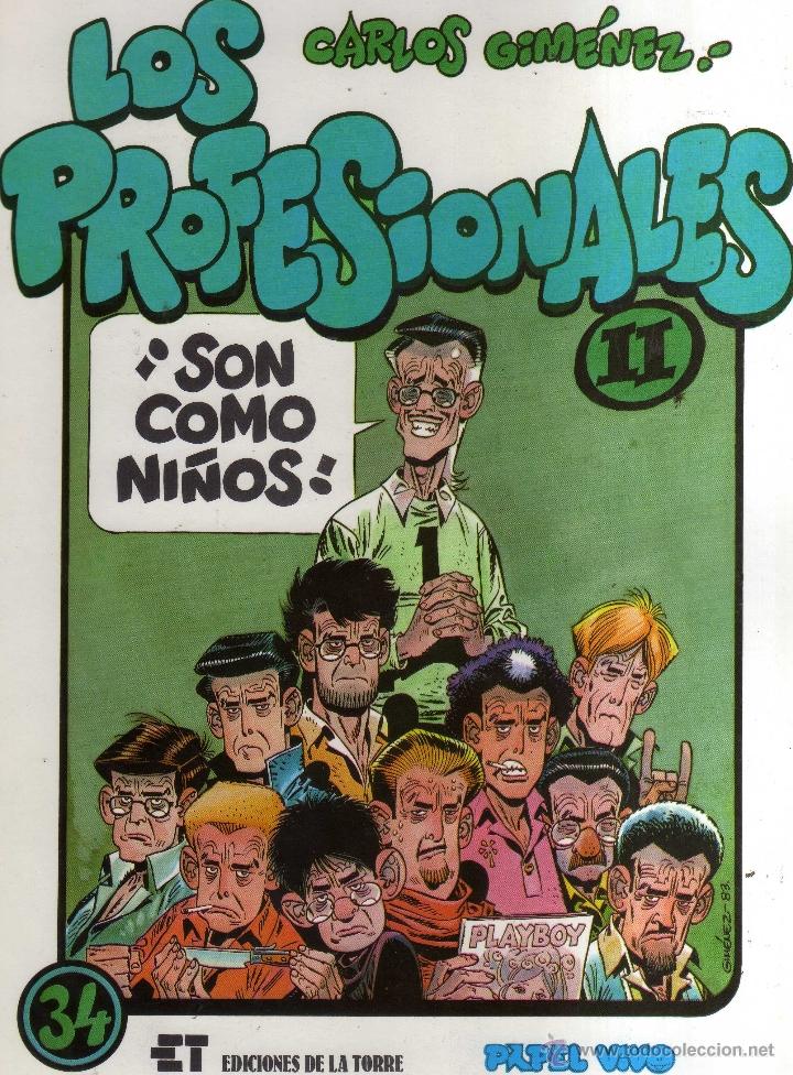 C&oacute;mics: Los Profesionales II N&ordm; 34 - Carlos Gim&eacute;nez - CJ10 - Foto 1