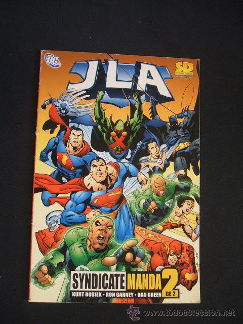 C&oacute;mics: JLA - SYNDICATE MANDA - 2 DE 2 - STICKER DESIGN - - Foto 1