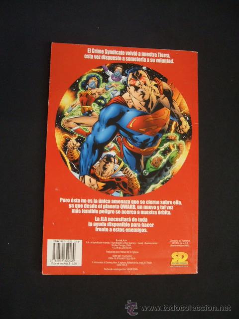 C&oacute;mics: JLA - SYNDICATE MANDA - 2 DE 2 - STICKER DESIGN - - Foto 3