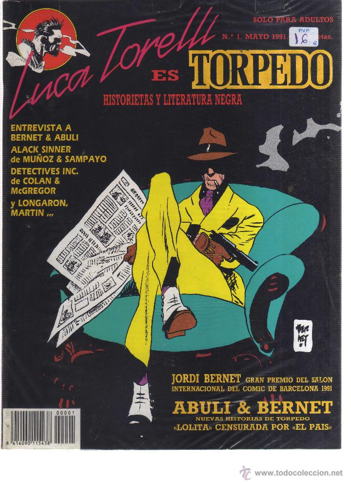 C&oacute;mics: LUCA TORELLI ES TORPEDO COMPLETO 4 N&Uacute;MEROS - CJ49 - Foto 1