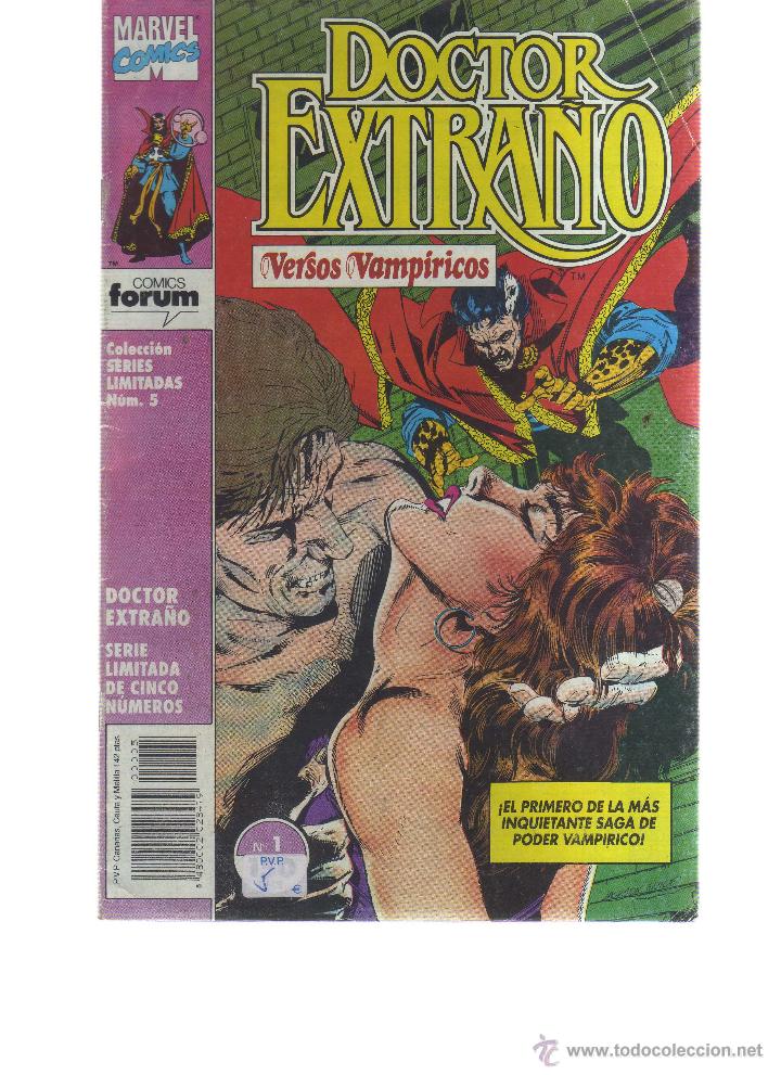 C&oacute;mics: DOCTOR EXTRA&Ntilde;O VERSOS VAMPIRICOS N&Uacute;MERO 1 - CJ38 - Foto 1