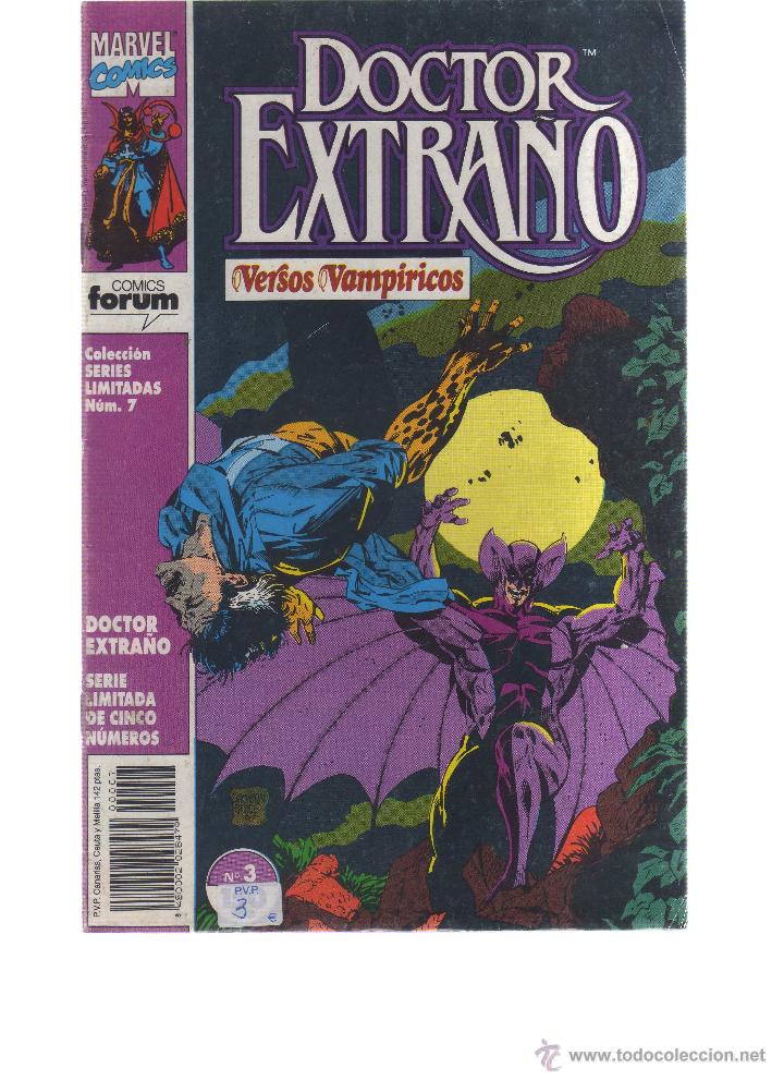 C&oacute;mics: DOCTOR EXTRA&Ntilde;O VERSOS VAMPIRICOS N&Uacute;MERO 3 - CJ38 - Foto 1