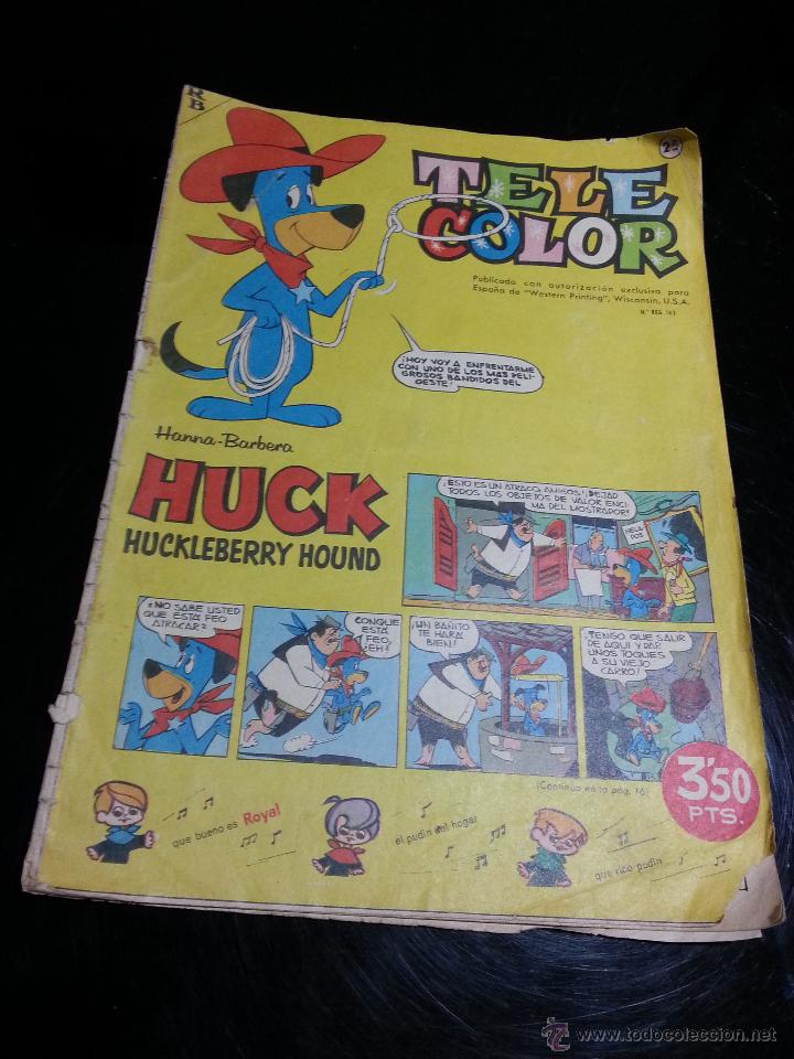 C&oacute;mics: TELE COLOR HANNA BARBERA ED. BRUGUERA RB  A&Ntilde;O I N&ordm; 25 A&Ntilde;O 1963