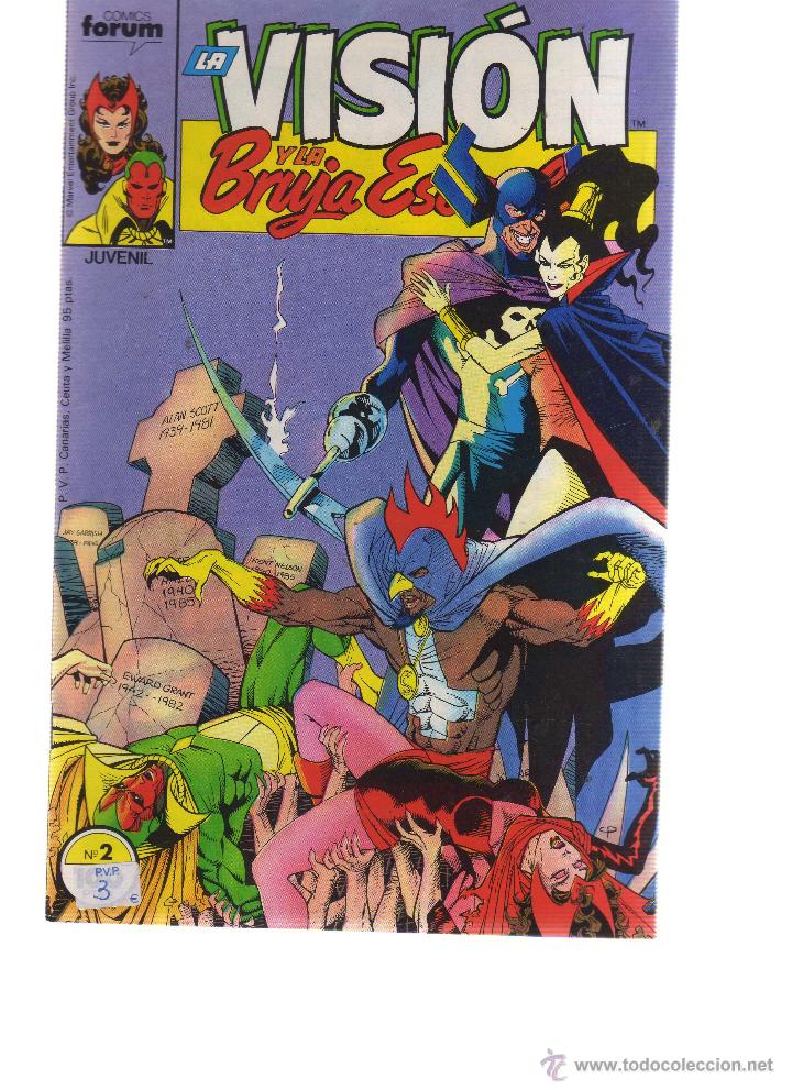 C&oacute;mics: LA VISI&Oacute;N Y LA BRUJA ESCARLATA N&Uacute;MERO 2 - CJ40 - Foto 1