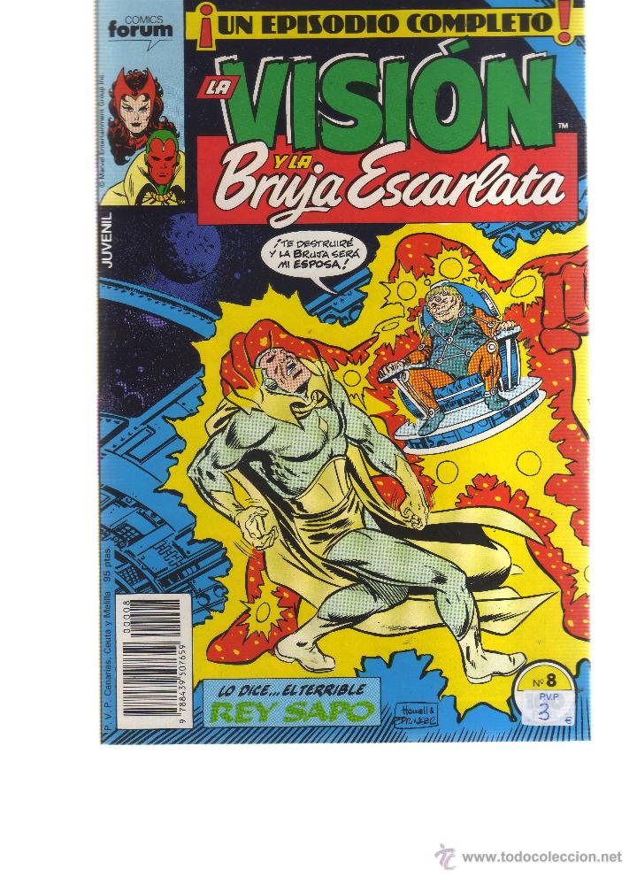 C&oacute;mics: LA VISI&Oacute;N Y LA BRUJA ESCARLATA N&Uacute;MERO 8 - CJ40 - Foto 1