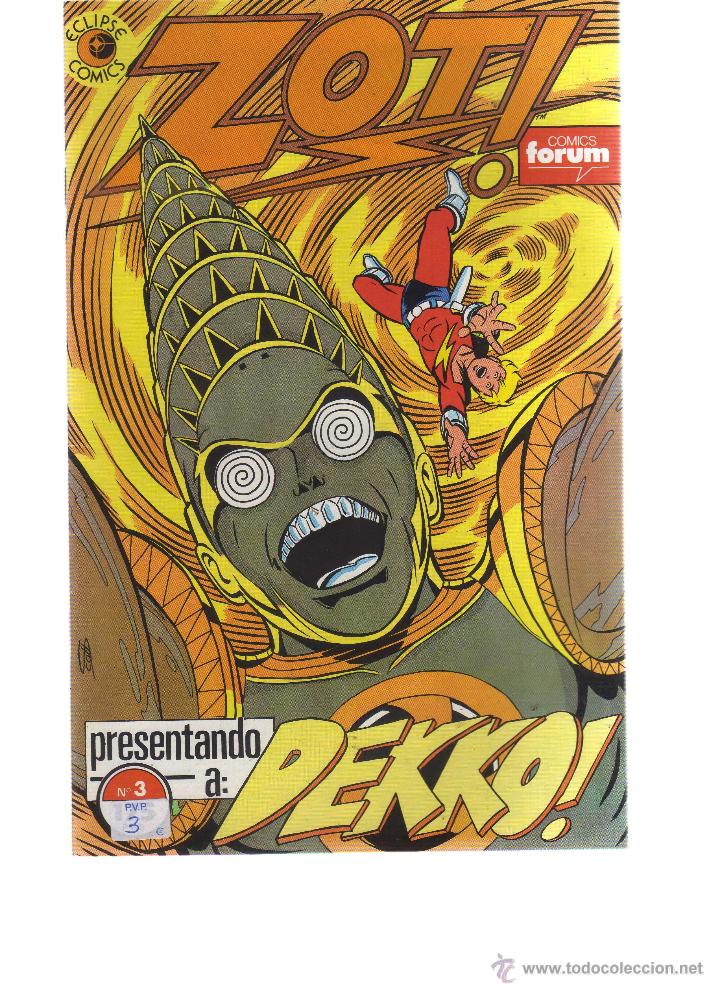 C&oacute;mics: ZOT! N&Uacute;MERO 3 - CJ40 - Foto 1