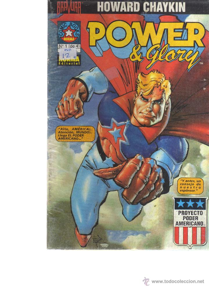 C&oacute;mics: Power & Glory - Howard Chaykin (Colecci&oacute;n Completa 4 ejemplares) - CJ9 - Foto 1