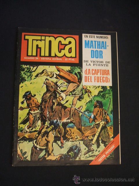 C&oacute;mics: REVISTA JUVENIL TRINCA - N&ordm; 34 - DONCEL - - Foto 1