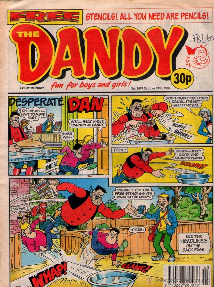 C&oacute;mics: THE DANDY N&ordm; 2657 ** 24/10/1992 ** EVERY MONDAYS ** COMIC EN INGLES - Foto 1