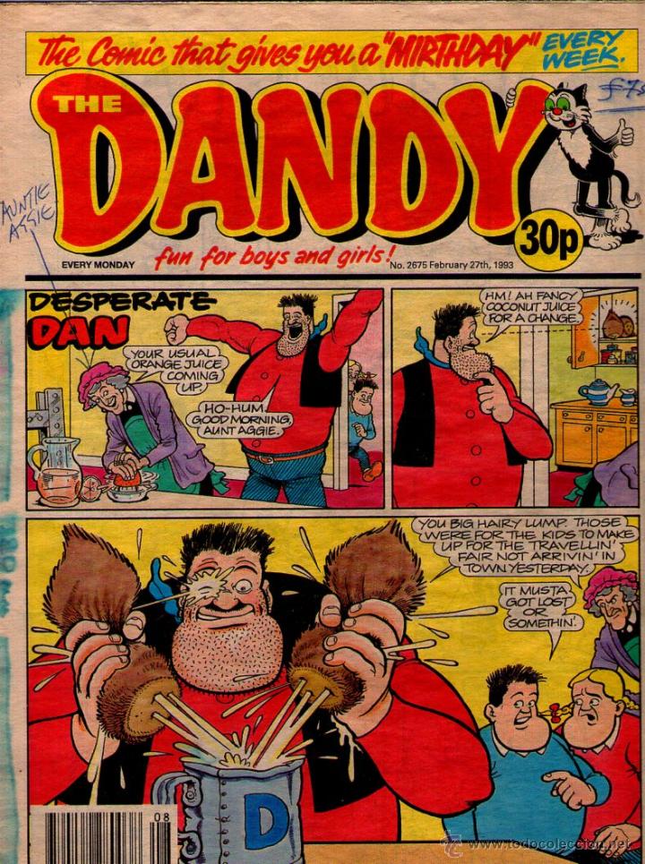 C&oacute;mics: THE DANDY N&ordm; 2675 ** 27/02/1993 ** EVERY MONDAYS ** COMIC EN INGLES - Foto 1