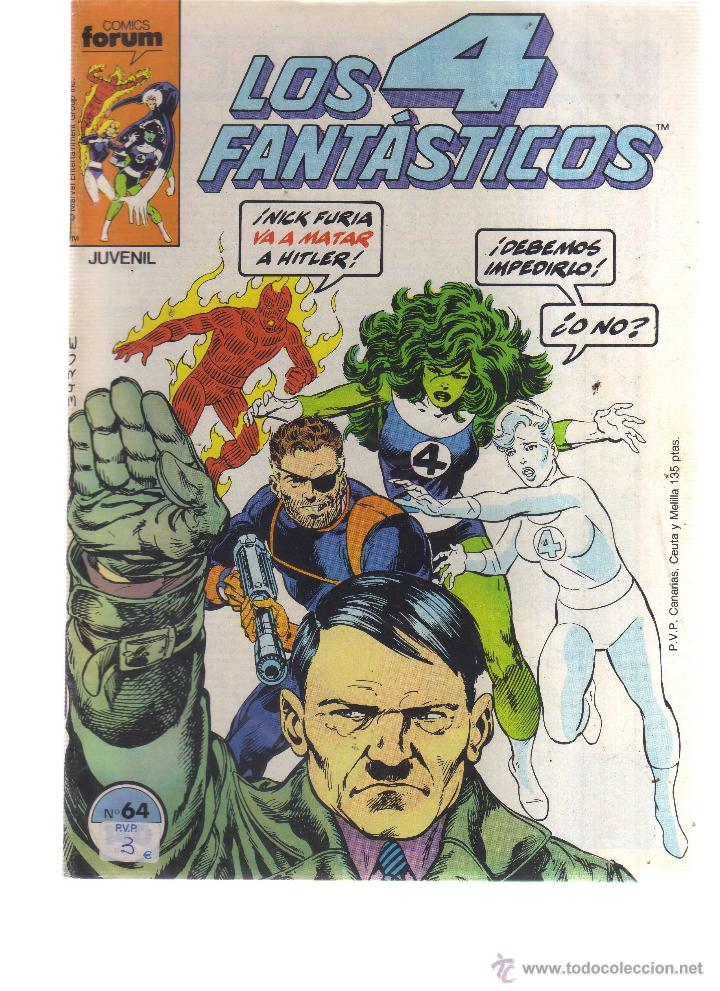 C&oacute;mics: Los 4 Fant&aacute;sticos N&ordm; 64 - CJ61 - Foto 1