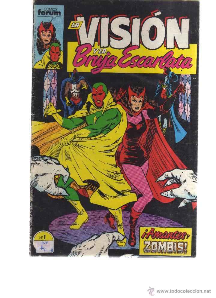 C&oacute;mics: LA VISI&Oacute;N Y LA BRUJA ESCARLATA N&Uacute;MERO 1 - CJ82 - Foto 1