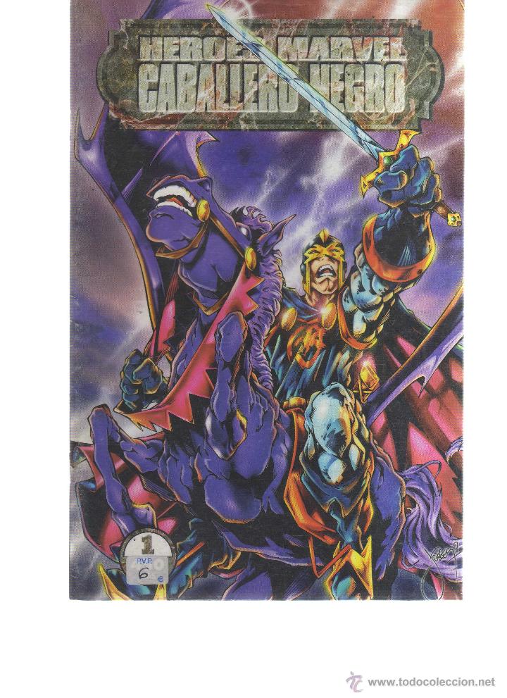 C&oacute;mics: HEROES MARVEL CABALLERO NEGRO N&Uacute;MERO 1 - CJ64 - Foto 1