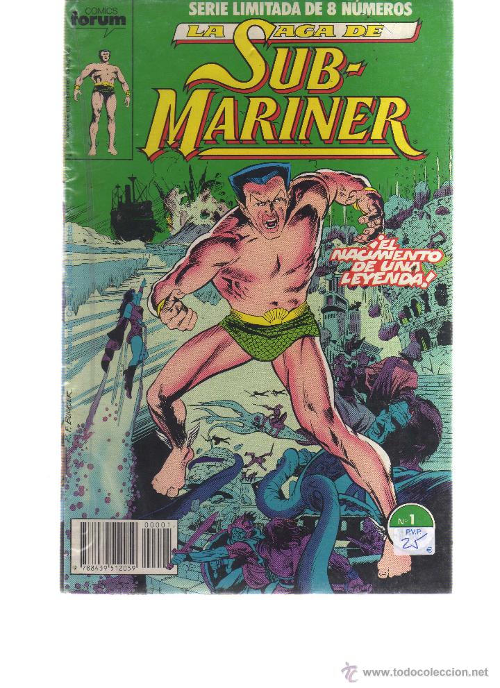 C&oacute;mics: LA SAGA SUB-MARINER SERIE LIMITADA DE 8 N&Uacute;MEROS ( FORUM ) - CJ64 - Foto 1