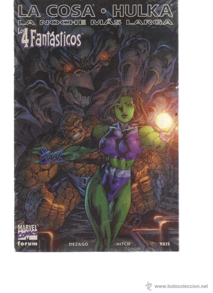 C&oacute;mics: LA COSA HULKA LA NOCHE M&Aacute;S LARGA - CJ64 - Foto 1