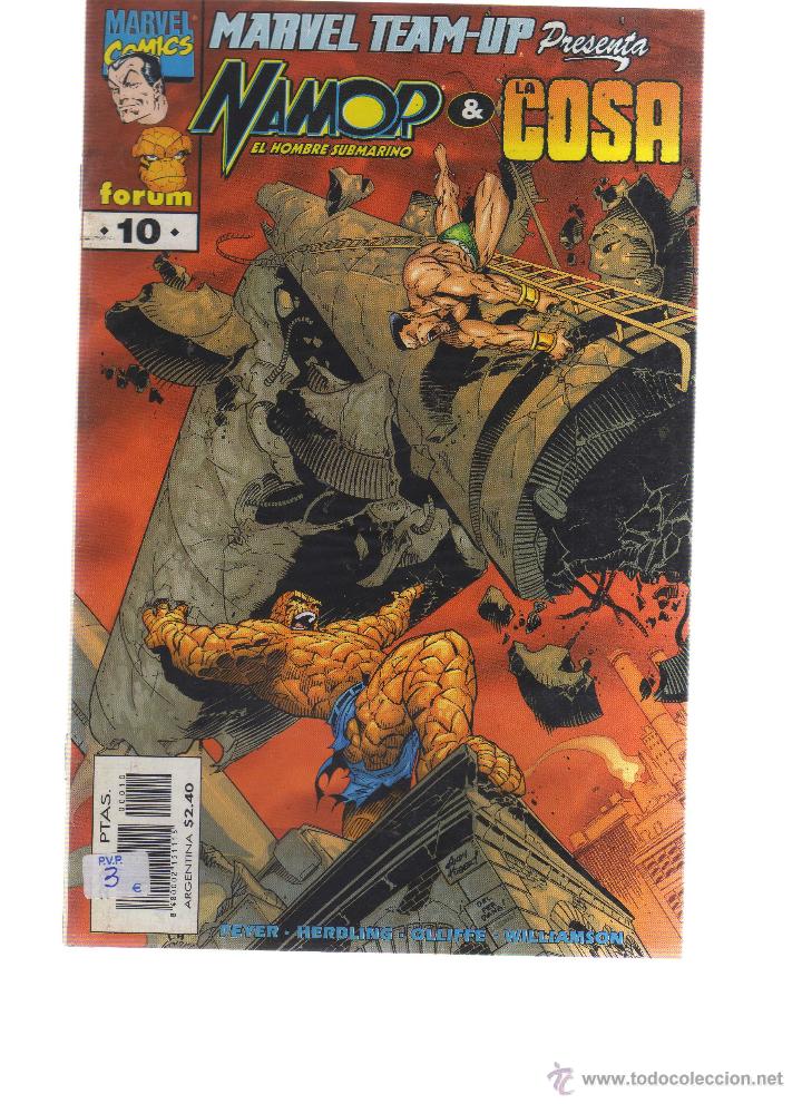 C&oacute;mics: MARVEL TEAM-UP PRESENTA NAMOR Y LA COSA N&Uacute;MERO 10 - CJ64 - Foto 1