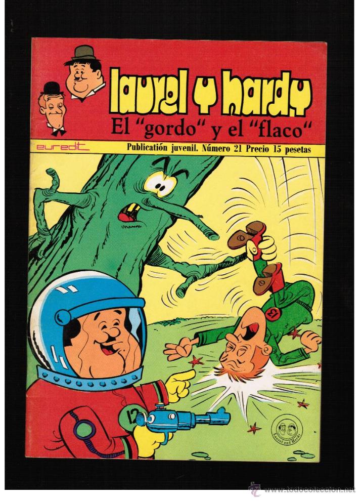 C&oacute;mics: LAUREL Y HARDY, EL GORDO Y EL FLACO N&ordm; 21 - EUREDIT - Foto 1