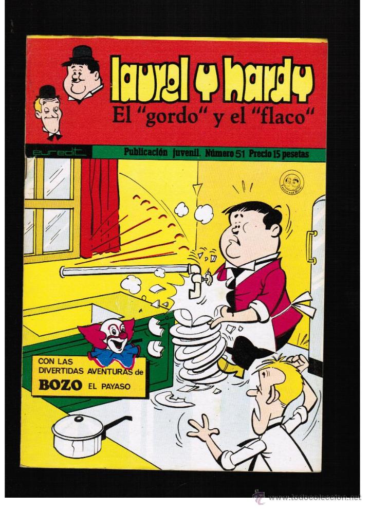C&oacute;mics: LAUREL Y HARDY, EL GORDO Y EL FLACO N&ordm; 51 - EUREDIT - Foto 1