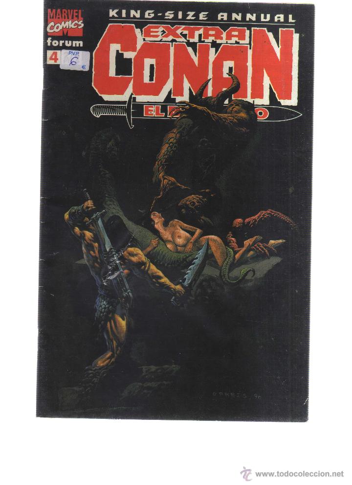 C&oacute;mics: EXTRA CONAN EL BARBARO N&Uacute;MERO 4 - CJ68 - Foto 1