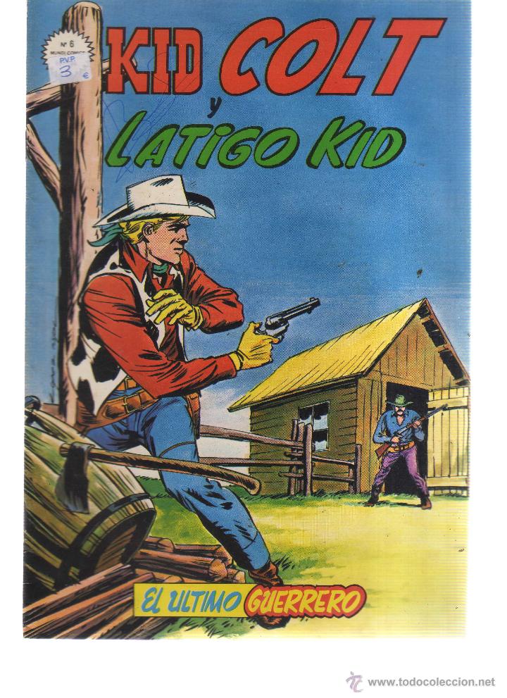 C&oacute;mics: KID COLT Y LATIGO KID N&Uacute;MERO 6 - CJ75 - Foto 1