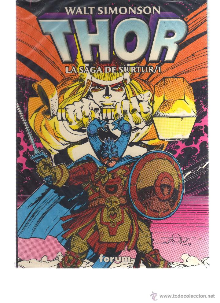 C&oacute;mics: Thor - La saga de Surtur (Colecci&oacute;n completa, 2 ejemplares, Walt Simonson, Forum) - CJ75 - Foto 1