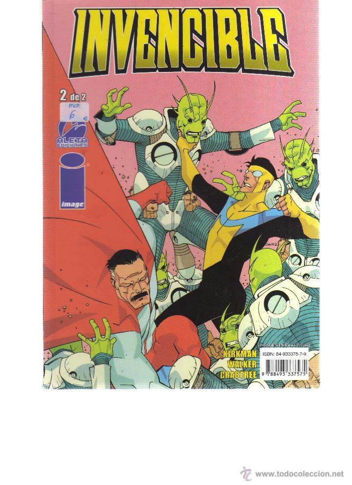 C&oacute;mics: Invencible N&ordm; 2 de 2 Ed. Aleta - CJ70 - Foto 1