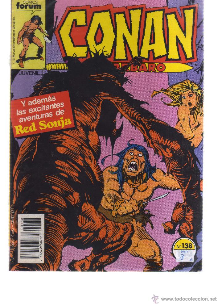 C&oacute;mics: CONAN EL BARBARO N&ordm; 138 - CJ84 - Foto 1
