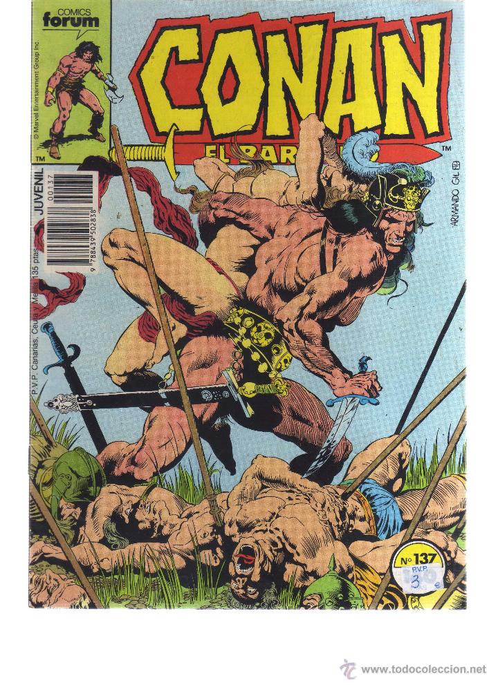 C&oacute;mics: CONAN EL BARBARO N&ordm; 137 - CJ84 - Foto 1