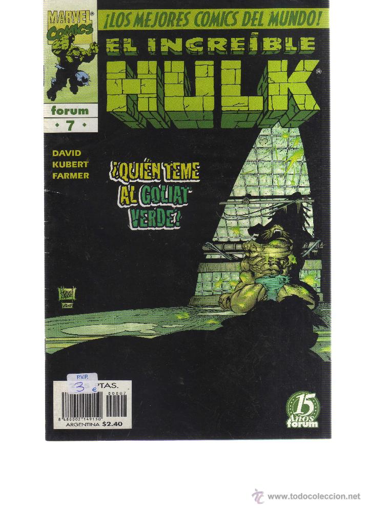 C&oacute;mics: HULK N&ordm; 7 FORUM - CJ84 - Foto 1