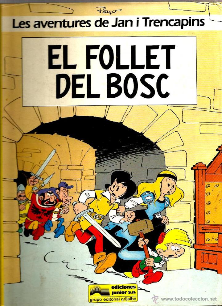 C&oacute;mics: COMIC LES AVENTURES DE JAN I TRENCAPINS : EL FOLLET DEL BOSC ( PEYO ) - Foto 1