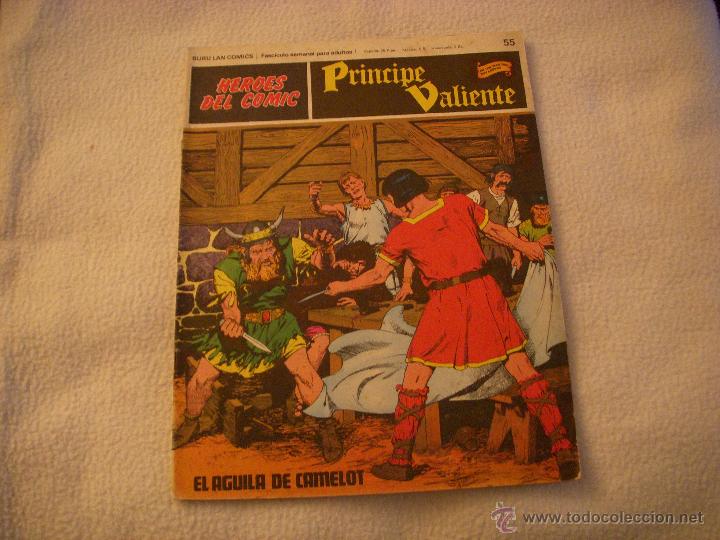 C&oacute;mics: HEROES DEL COMIC, PRINCIPE VALIENTE N&ordm; 55, EDITORIAL BURULAN - Foto 1