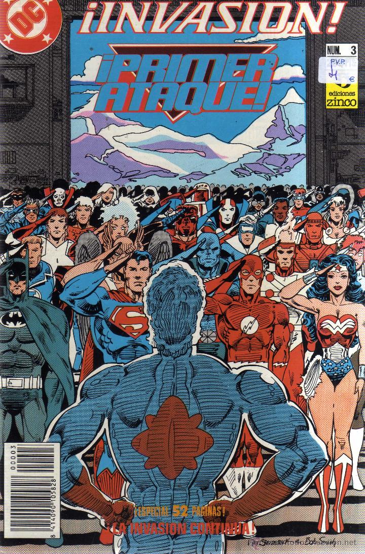C&oacute;mics: &iexcl;Invasi&oacute;n! &iexcl;Primer ataque! N&ordm; 3 Ed. Zinco - CJ85
