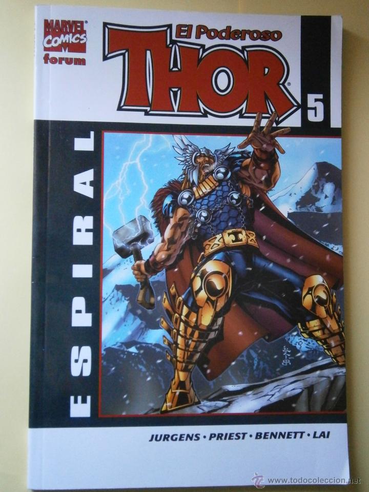 C&oacute;mics: El poderoso Thor ESPIRAL 5 Jurgens Priest Bennett Lai Marvel Comics Forum 2004 30324 - Foto 1