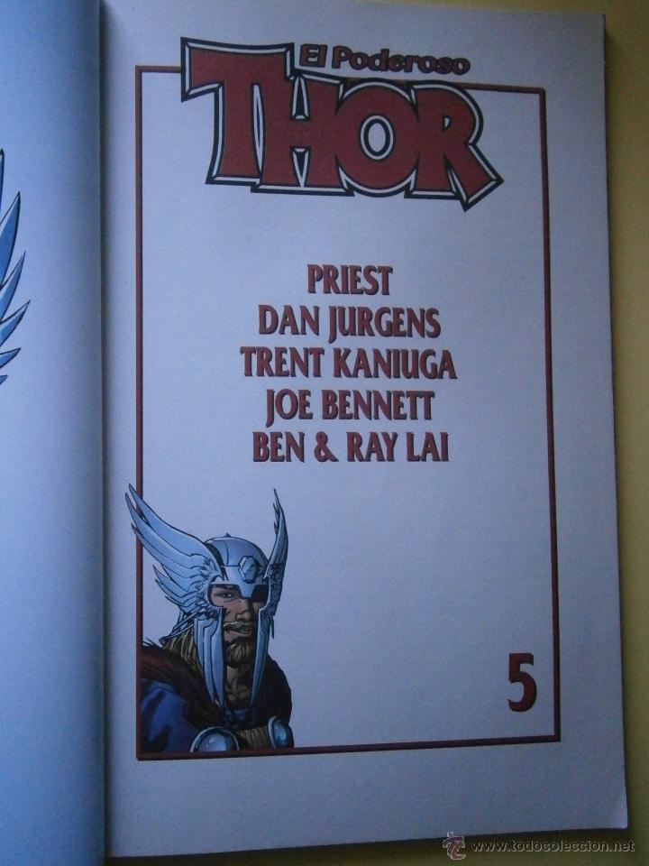 C&oacute;mics: El poderoso Thor ESPIRAL 5 Jurgens Priest Bennett Lai Marvel Comics Forum 2004 30324 - Foto 4