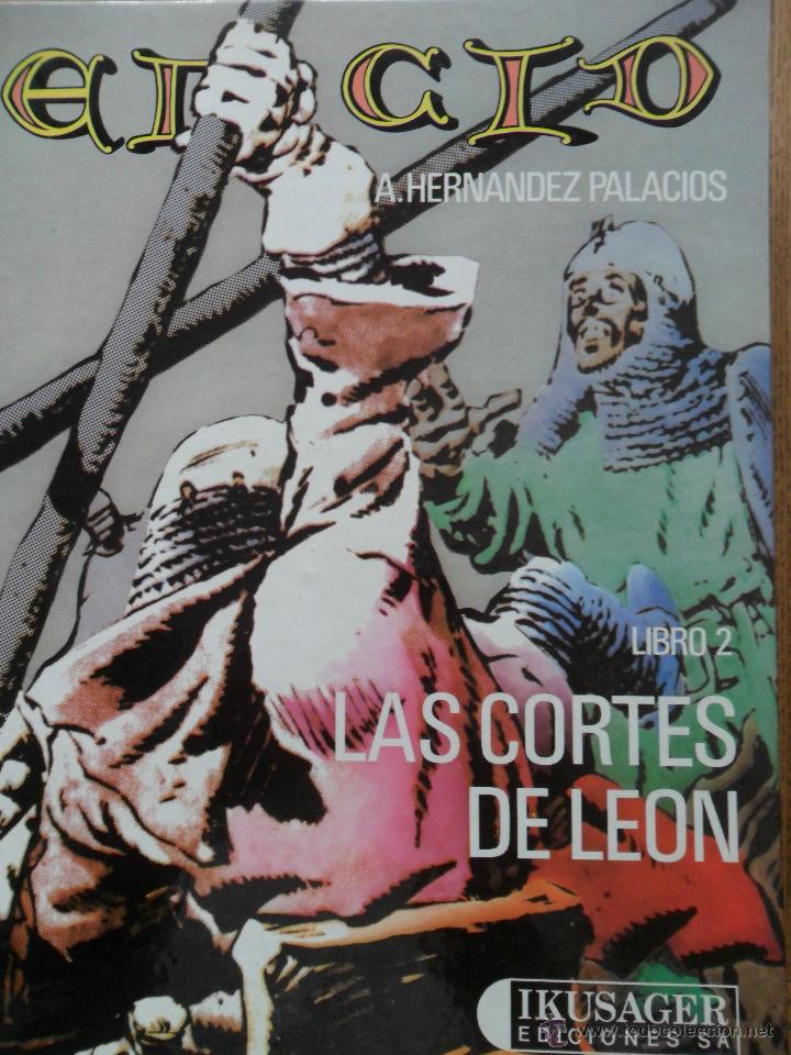 C&oacute;mics: Lote de dos comic sobre El Cid (Libro 2, y 4) Hern&aacute;ndez Palacios. Ikusager - Foto 1