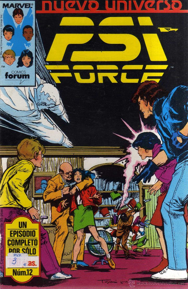 Comics : NUEVO UNIVERSO PSI FORCE N&Uacute;MERO 12 - CJ87