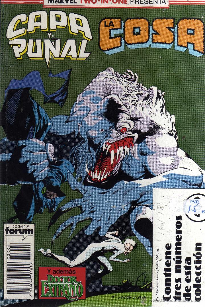 C&oacute;mics: CAPA Y PU&Ntilde;AL LA COSA TOMO QUE CONTIENE LOS N&Uacute;MERO DEL 16 AL 18 - CJ87 - Foto 1